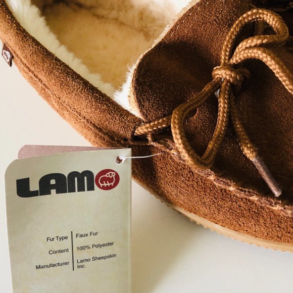 LAMO Sheepskin Chestnut Slippers Kids Size 3 Year - Picture 5 of 6